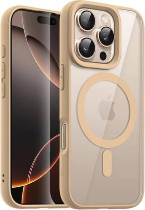 VONZEE Back Cover for iPhone 16 Pro 6.3-Inch Compatible with MagSafe, Shockproof Phone Bumper Cover