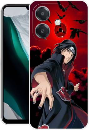 INTELLIZE Back Cover for OPPO A3x 5G ITACHI UCHIHA, GIRL, ANIMATION, ANIME, CARTOON
