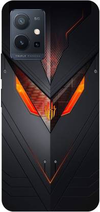 Wall Art Back Cover for Vivo Y75 (5G) Hinh nen, Red, magic 7 Pro Printed