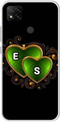 ThePrintlink Back Cover for Redmi 9 Activ, E S, E LOVE S, E S NAME, E S ALPHABET, LOVE