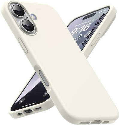 VONZEE Back Cover for iPhone 16 Plus Silky-Soft Full-Body Protective Phone Case, Shockproof Cover