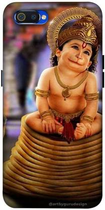 LUCKY MOBI.COM Back Cover for Realme C2 ( HANUMAN WALLPAPER) PRINTED BACK COVER