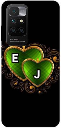 ThePrintlink Back Cover for Redmi 10 Prime, E J, E LOVE J, E J NAME, E J ALPHABET, LOVE