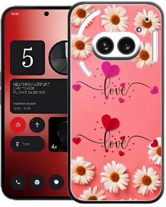 TIKTIK Back Cover for Nothing A142 mobile cover | Nothing Phone 2A mobile cover | love flower | KT_90