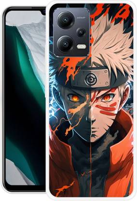INTELLIZE Back Cover for POCO X5 5G NARUTO UZUMAKI, ANIME, NEON, GOKU