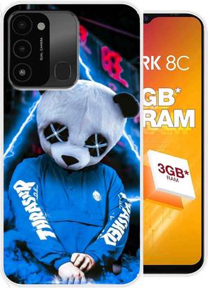 SuperQueen Back Cover for Tecno Spark 8C