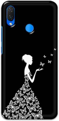 NDCOM Back Cover for Huawei Nova 3i Butterfly Girl Printed