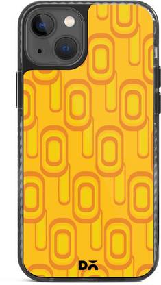 DailyObjects Squircle Yellow Stride 2.0 Back Cover for APPLE iPhone 13 Mini