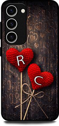 ORBIQE Back Cover for SAMSUNG Galaxy S23 5G RC, R LOVE C, C LOVE R, R LETTER, C LETTER, RC NAME