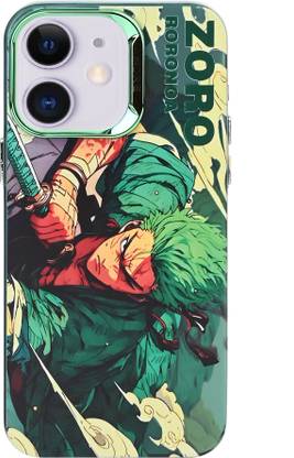 MS-Shield Back Cover for Apple iPhone 11, 3D Anime one piece Zoro Embossed Soft Back Case