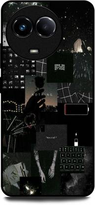 INDICRAFT Back Cover for Realme 11 5G (COLORFUL BEATS, ALONE, DARK, SPARKLE, TEXTURE, ART, FEATHER )