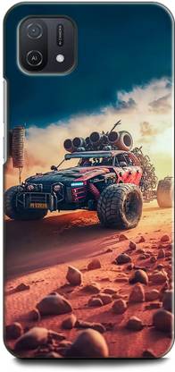 INDICRAFT Back Cover for OPPO A16K CAR, APOCALYPSE, RIDER, GAME, CROSSOUT