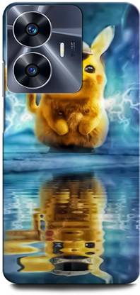 ORBIQE Back Cover for Vivo Y02T PIKACHU, POKEMON, GAME, CARTOON