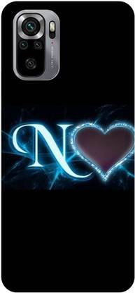 PHONE WALEY.COM Back Cover for Redmi Note 10 (4G), M2101K7AI ,M2101K7AG ,N letter,N name N word , Printed Back Cover