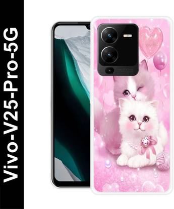 JSSIS Back Cover for Vivo V25 Pro 5G ( MICKY MOUSE,CARTOONS,LOVE, TEDDY BEAR) PRINTED BACK COVER