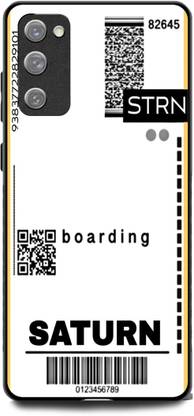 WallCraft Back Cover for SAMSUNG Galaxy S20 SATURN, BORADING PASS, STICKER, FLIGHT TICKET