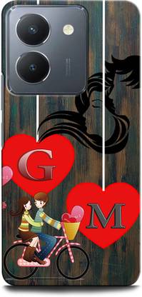 ORBIQE Back Cover for Vivo Y36 GM, G LOVE M, M LOVE G, G LETTER, M LETTER, GM NAME