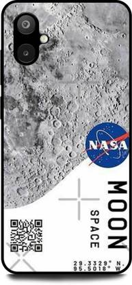 WallCraft Back Cover for SAMSUNG Galaxy A06 (MOON, BORADING PASS, STICKER, FLIGHT TICKET