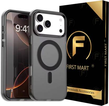 FIRST MART Back Cover for Apple iPhone 17 Pro Max, iPhone 17 Pro Max, Apple 17 Pro Max, Magsafe Compatible Case