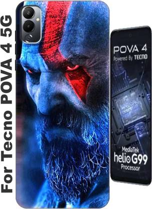 TrenoSio Back Cover for Tecno POVA 4 5G, Tecno Pova 4 2608