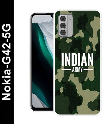 ANGELSKY Back Cover for NOKIA G42 5G, INDIAN ARMY, TXTURE, ARMY UNIFORM, MILITARY. COMO, COMOFLAGE