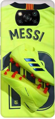 play fast Back Cover for POCO X3 Pro, LIONEL, MESSI, JERSEY, SHOES