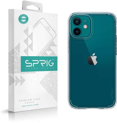 Sprig Transparent Back Cover for APPLE iPhone 12 Mini, Apple iPhone 12 Mini, 12 Mini