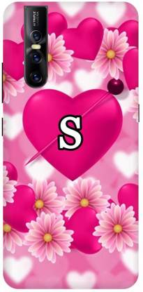ThePrintlink Back Cover for Vivo V15 Pro, S, S LOVE, S NAME, S ALPHABET, S LETTER