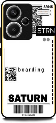 WallCraft Back Cover for REDMI Note 13 Pro Plus 5G SATURN, BORADING PASS, STICKER, FLIGHT TICKET