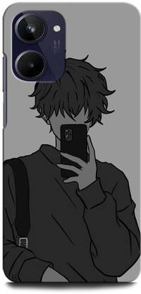 GRAFIQE Back Cover for Realme 10 ANIME BOY, ALONE BOY, SAD, ANIME