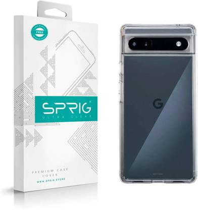 Sprig Transparent Back Cover for Google Pixel 6A, Pixel 6A