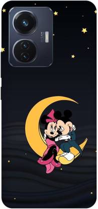 ThePrintlink Back Cover for Vivo T1 44W, MICKEY MOUSE, MINNIE MOUSE, CARTOON, ANIME