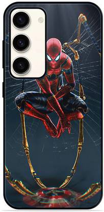 FAZAKA Back Cover for SAMSUNG Galaxy S23 5G On Glossy Metal Phone Cover| SPIDER-MAN