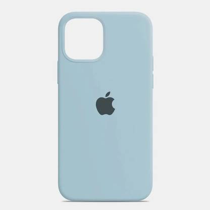 objectkart Back Cover for Apple iPhone 14 Plus Solid Silicone Light Blue