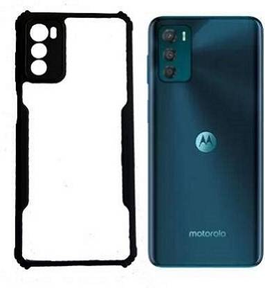 Accessories Kart Back Cover for Moto G62 Edge to Edge Boom Transparent Ipkay case