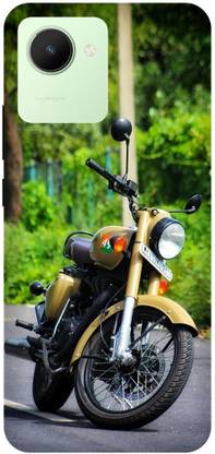 Voleano Back Cover for Realme C30s, RMX3690, BIKE, BULLET, RIDER, ROYAL ENFIELD, NATURE