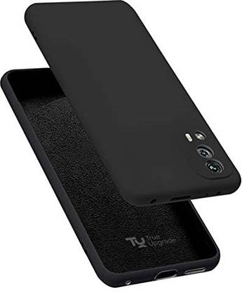 TRUEUPGRADE Back Cover for Liquid Silicone iQOO Z3 5G Back Cover Case