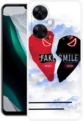 Indus Back Cover for OnePlus Nord CE 3 Lite, Fake, Smile, Heart, Break, Love, 492