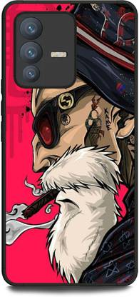 INDICRAFT Back Cover for Vivo V23 Pro 5G (MASTER ROSHI, ANIME, SMOKY OLD MAN, DRAGON BALL )