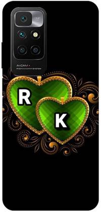 ThePrintlink Back Cover for Redmi 10 Prime, R K, R LOVE K, R K NAME, R K ALPHABET, LOVE