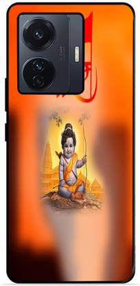 FAZAKA Back Cover for VIVO T1 PRO 5G On Glossy Metal Phone Cover | JAI RAM JI
