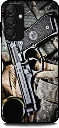 WallCraft Back Cover for SAMSUNG Galaxy M34 5G GUN, PISTOL, ARMY, MILITARY, REFILE, AMMO, PUBG