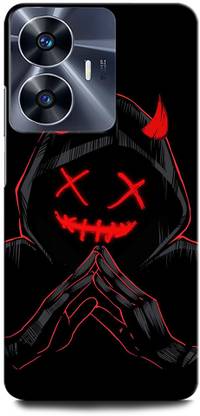 ORBIQE Back Cover for Vivo Y02 DEMON, EVIL, GAME, ANIME, HACKER