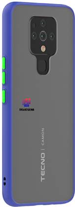 Obstinate Back Cover for Tecno Camon 16, DelhiGear Hard Case, Blue