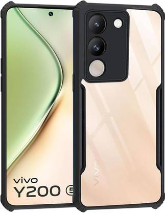 SUCH Back Cover for Back Cover for Vivo Y200 5G-V2307 Eagle Back Cover (Black, Pack of: 1)