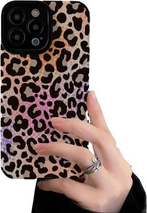 PEEPERLY Colorful Leopard Style Print Case Back Cover for Apple iPhone 13 Pro