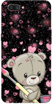 play fast Back Cover for realme C1, RMX1811, TEDDY, BEAR, DOLL, CARTOON, ART