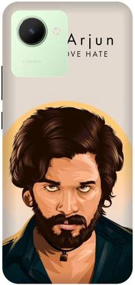 Rockyard Back Cover for realme C30, RMX3581, ALLU, ARJUN, SOUTH, HERO, ACTOR, PUSHPA