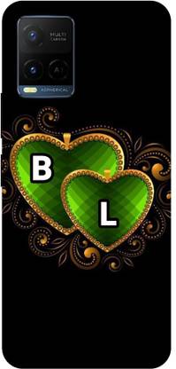 ThePrintlink Back Cover for Vivo Y21E, B L, B LOVE L, B L NAME, B L ALPHABET, LOVE
