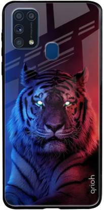 QRIOH Glass Back Cover for Samsung Galaxy M31